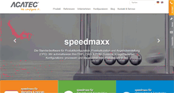 Desktop Screenshot of acatec.de